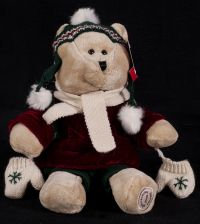 Starbucks Bearista 2005 Christmas Holiday Boy Bear Plush